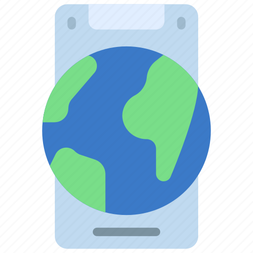 Globe, mobile, travelling, holiday, phone icon - Download on Iconfinder