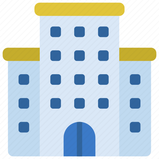 Hotel, building, travelling, holiday, motel icon - Download on Iconfinder