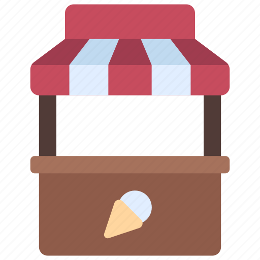 Ice, cream, stand, travelling, holiday icon - Download on Iconfinder