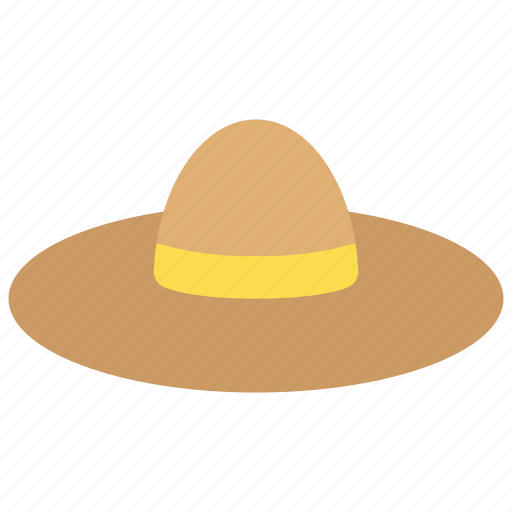 Large, beach, hat, travelling, holiday, clothing icon - Download on Iconfinder