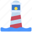 lighthouse, travelling, holiday, building 