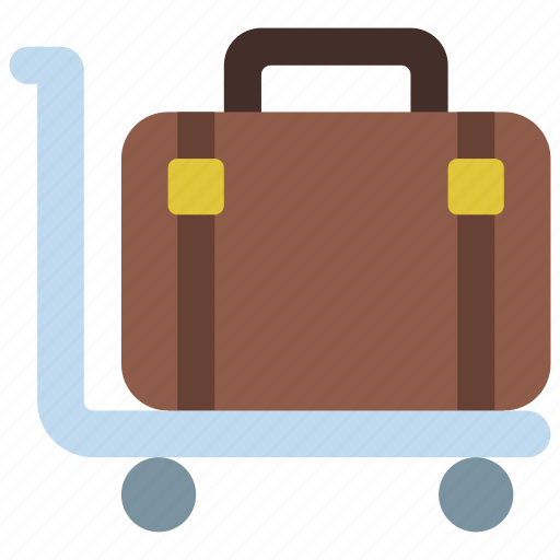 Luggage, trolley, travelling, holiday, baggage icon - Download on Iconfinder