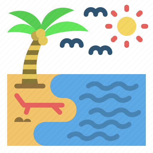 Travel, beach, summer, vacation, sea, sand icon - Download on Iconfinder