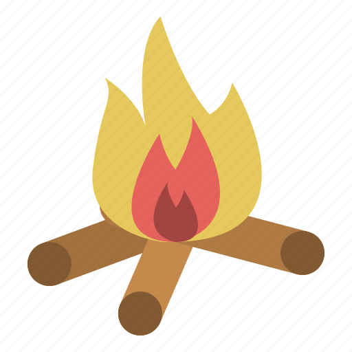 Travel, bonfire, campfire, fire, flame, camping icon - Download on Iconfinder