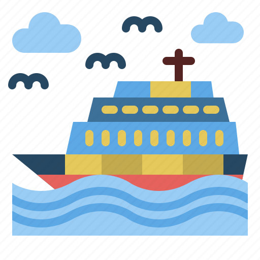 Travel, cruise, ship, boat, sea, transport icon - Download on Iconfinder