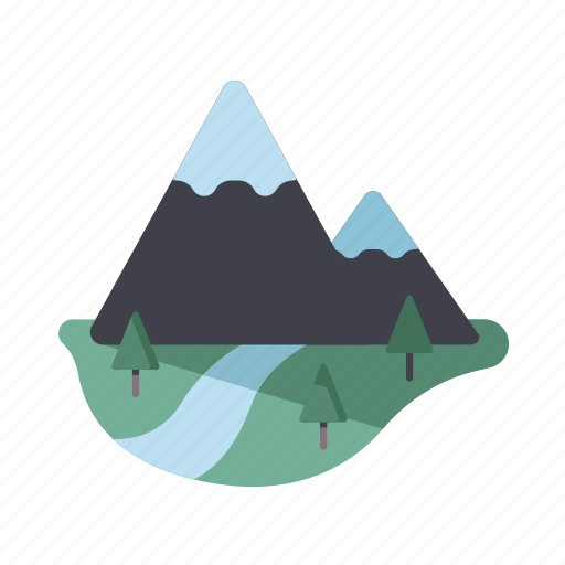 Landscape, mountain, nature, scenery, summit icon - Download on Iconfinder