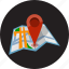 direction, location, map, pointer, road, searching, street 