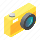 camera, digital, isometric, lens, modern, photo, photography