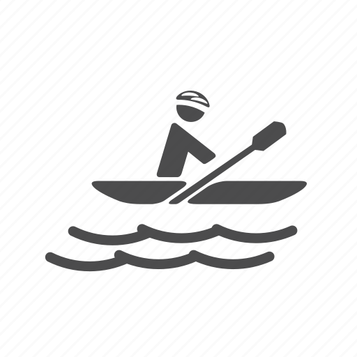 Adventure, boat, kayak, lake, paddling, river, sail icon - Download on Iconfinder