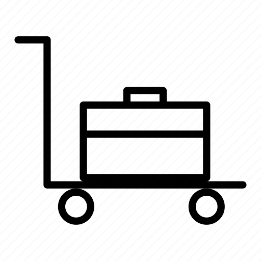 Bag, cart, delivery, hotel, shipment icon - Download on Iconfinder