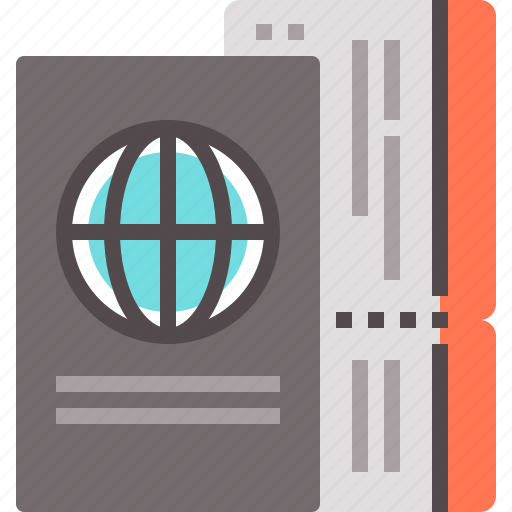 Air, documents, passport, ticket, travel icon - Download on Iconfinder