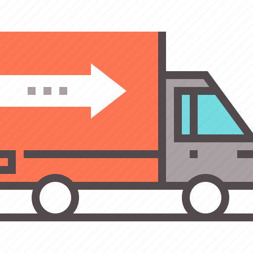 Delivery, shipping, transport, truck, van icon - Download on Iconfinder