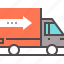 delivery, shipping, transport, truck, van 