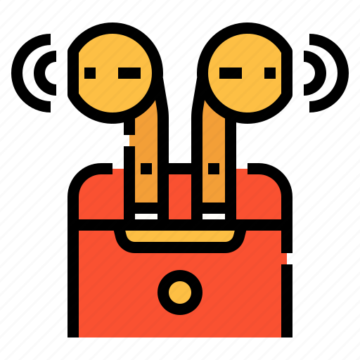 Airpods, audio, earphones, electronics, headphones icon - Download on Iconfinder