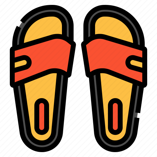 Fashion, flip, flops, footwear, shoes, slipper icon - Download on Iconfinder