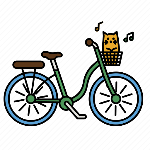 Bike, bicycle, trave, cat, hobby icon - Download on Iconfinder