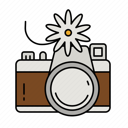 Camera, photo, flower, image, hobby icon - Download on Iconfinder