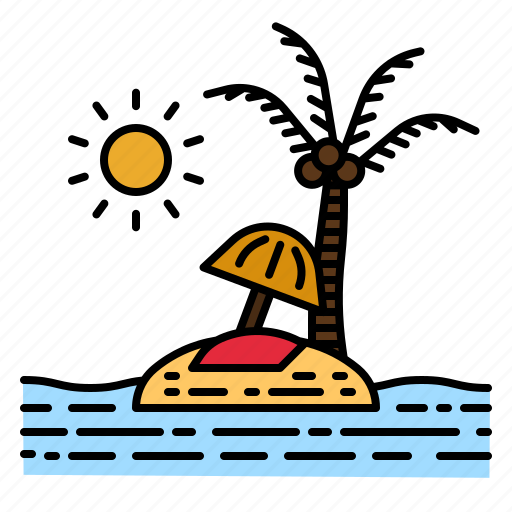 Island, travel, vacation, hot, hawaii icon - Download on Iconfinder