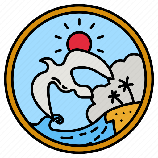 Seagull, island, breeze, sunshine, bird icon - Download on Iconfinder
