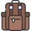 backpack, travelling, holiday, bag 