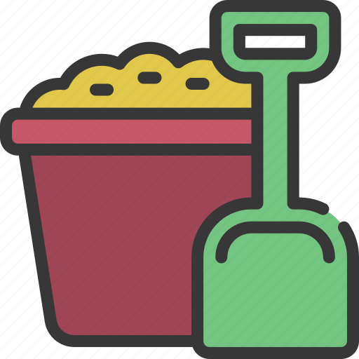 Bucket, and, spade, travelling, holiday, beach icon - Download on Iconfinder