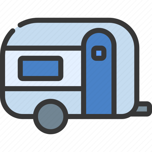 Caravan, travelling, holiday, caravanning, camp, site icon - Download on Iconfinder