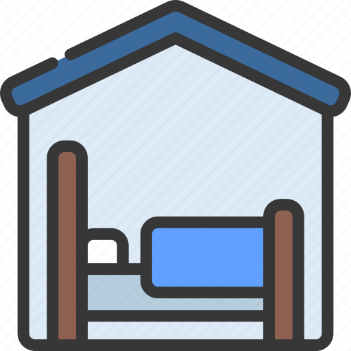 Hostel, travelling, holiday, hotel, building icon - Download on Iconfinder