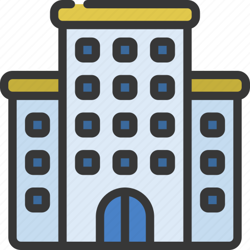 Hotel, building, travelling, holiday, motel icon - Download on Iconfinder