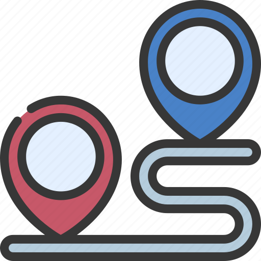 Journey, location, pins, travelling, holiday icon - Download on Iconfinder