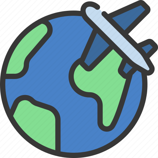 Worldwide, travelling, holiday, globe icon - Download on Iconfinder