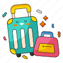 luggage, vacation, baggage, holiday, briefcase
