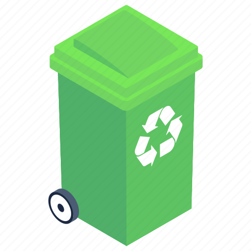 Recycle bin, waste bin, recycle trash, recycling container, trash bin icon - Download on Iconfinder