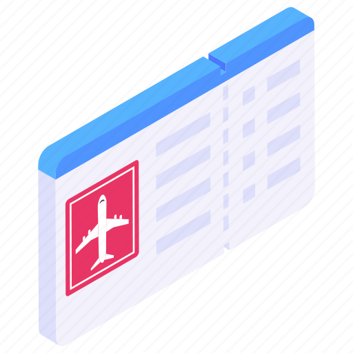 Air ticket, flight pass, boarding pass, travel pass, flight ticket icon - Download on Iconfinder
