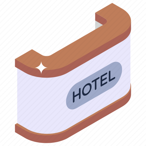 Reception, hotel service, hotel reception, restaurant reception, front desk icon - Download on Iconfinder