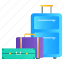baggage, luggage, bags, suitcase, travel bags