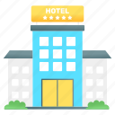 building, hotel, motel, resort, hotel building