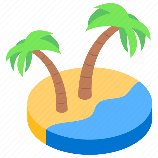 Island, palm trees, beach, natural trees, trees icon - Download on Iconfinder