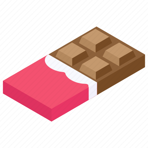 Chocolate, sweets, chocolate bar, dessert, wrapped chocolate icon - Download on Iconfinder