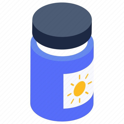 Sunblock, sunblock cream, sunscreen lotion, sun cream, cosmetic icon - Download on Iconfinder