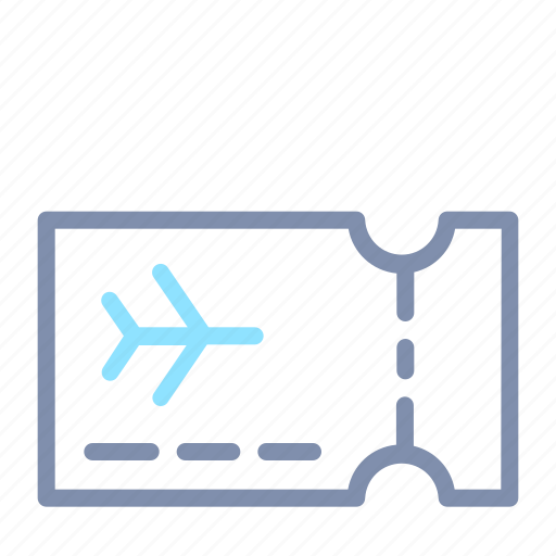 Airplane, flight, ticket, tourism, travel, trip, vacation icon - Download on Iconfinder