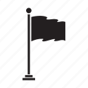 banner, ensign, flag, location, map, marker, navigation