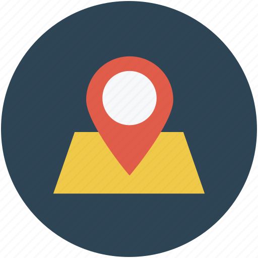 Location, locator, map pin, pin on map icon - Download on Iconfinder
