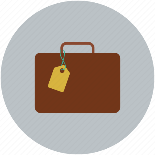 Luggage, luggage tag, luggage tagging, tag icon - Download on Iconfinder