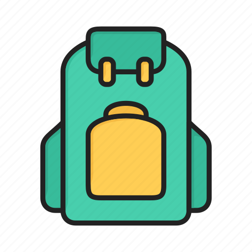 Backpack, bag, rucksack, travel, traveling icon - Download on Iconfinder