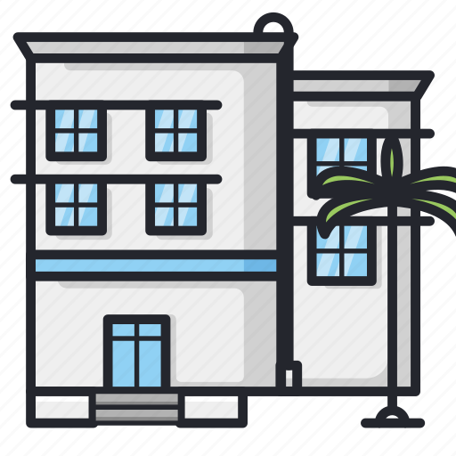 Accommodation, apartment, building, city, hotel, lodging, traveling icon - Download on Iconfinder