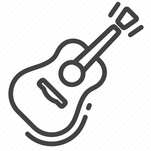 Acoustic, guitar, music, play icon - Download on Iconfinder