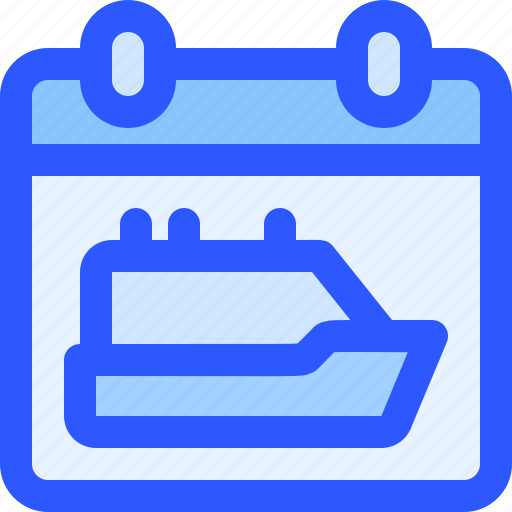 Cruise, yacht, ship, calendar, date, reservation icon - Download on Iconfinder