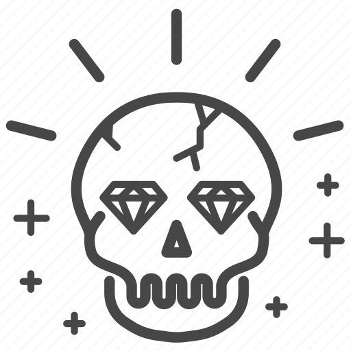 Asset, skull, treasure, valuable, wealth icon - Download on Iconfinder