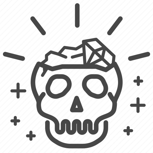Asset, skull, treasure, valuable, wealth icon - Download on Iconfinder