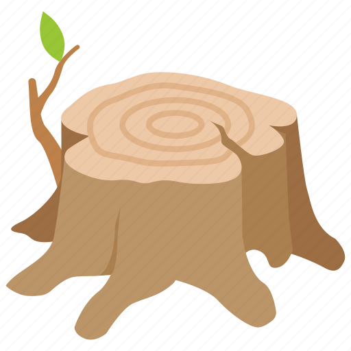 Cut, deforestation, logging, seat, stump, tree icon - Download on Iconfinder